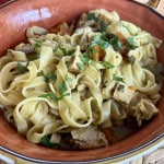 Tagliatelle al brodo di pollo