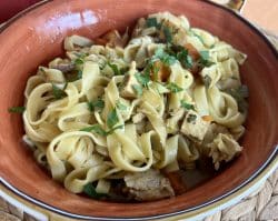 Tagliatelle al brodo di pollo