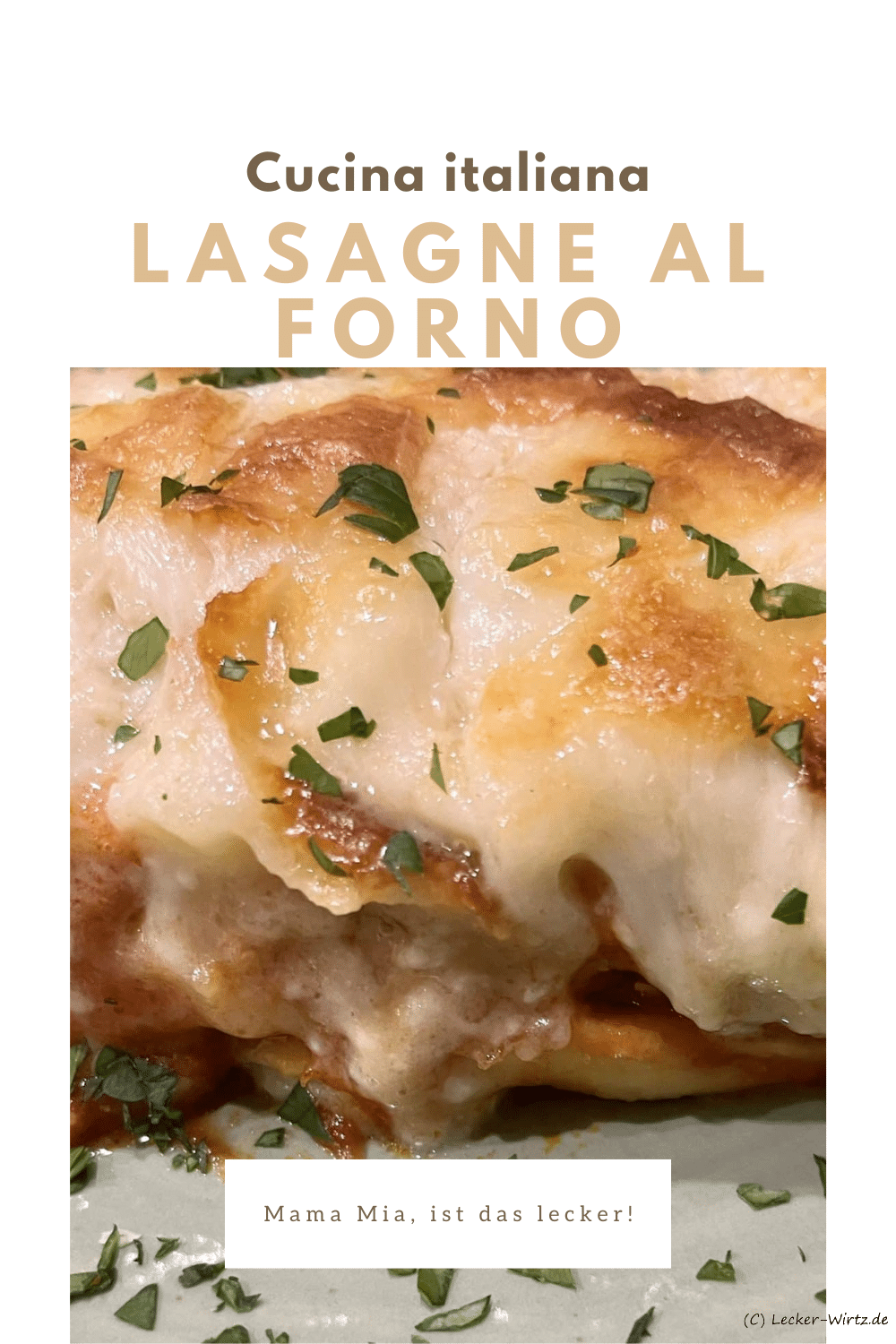 Lasagne al forno – spürbar anders