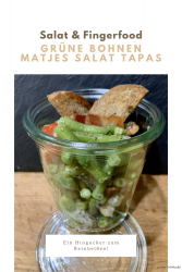 Grüne Bohnen Matjes Salat Tapas