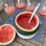 Melonen Bowle mit Gin