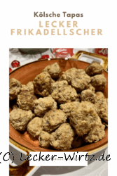 Frikadellscher – Frikadellen (Buletten) op Kölsch