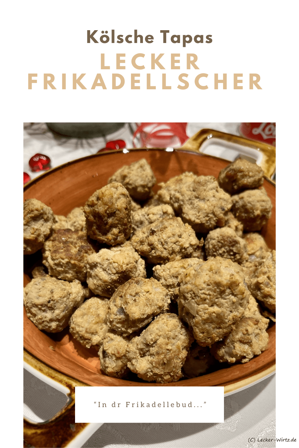 Frikadellscher – Frikadellen (Buletten) op Kölsch