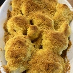 Überbackener Blumenkohl mit Parmesankäse