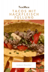 Tacos mit Hackfleisch Füllung