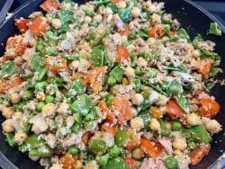 Bunte Couscous-Gemüse Pfanne