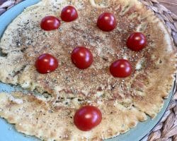 Mediterraner Kichererbsen Pfannkuchen