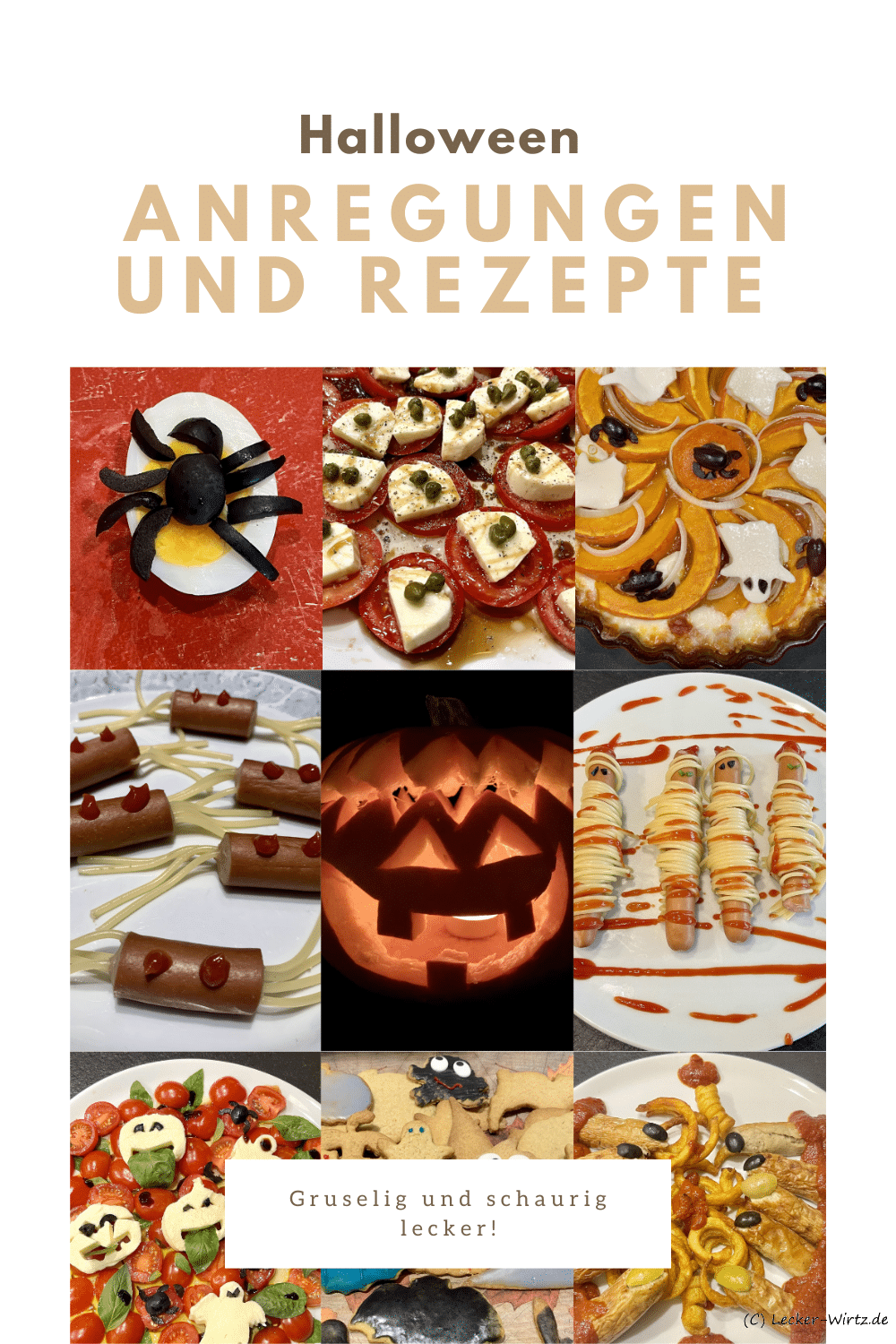 Halloween - Anregungen und Rezepte