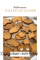 Halloween Käseplätzchen