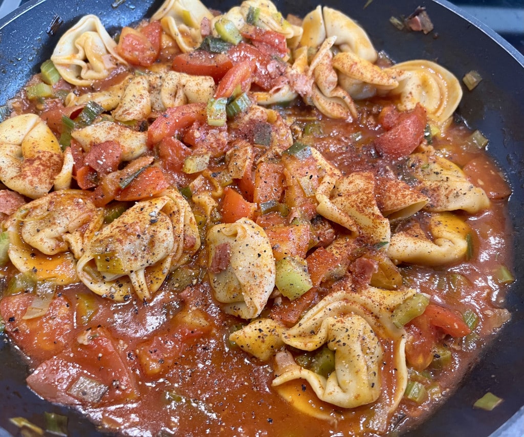 Tortellini mit Gartengemüse