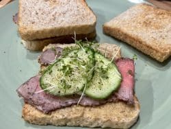 Roastbeef-Kresse Sandwich