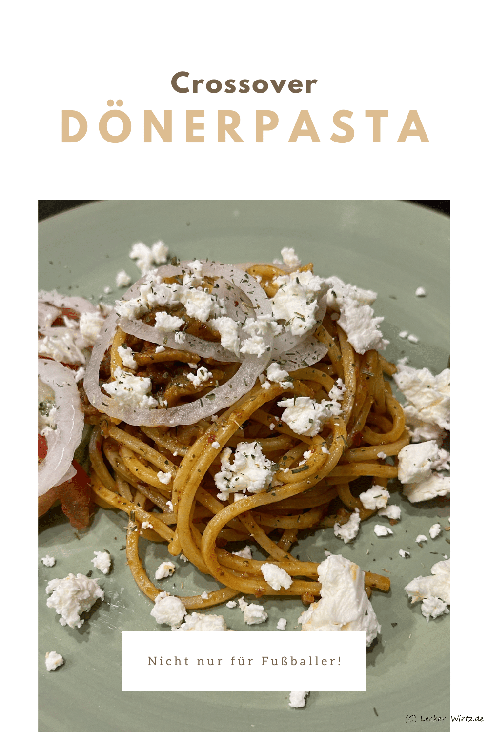 Kebab pasta the menu of the German national football team