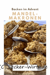 Mandelmakronen zum Advent