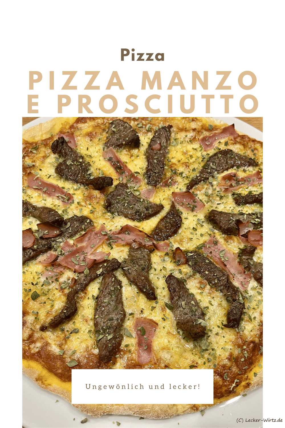 Pizza Manzo e Prosciutto