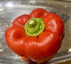 Gefüllte Paprika mit Bergkäse