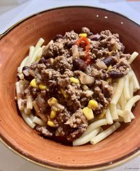 Chili con Carne mit Makkaroni