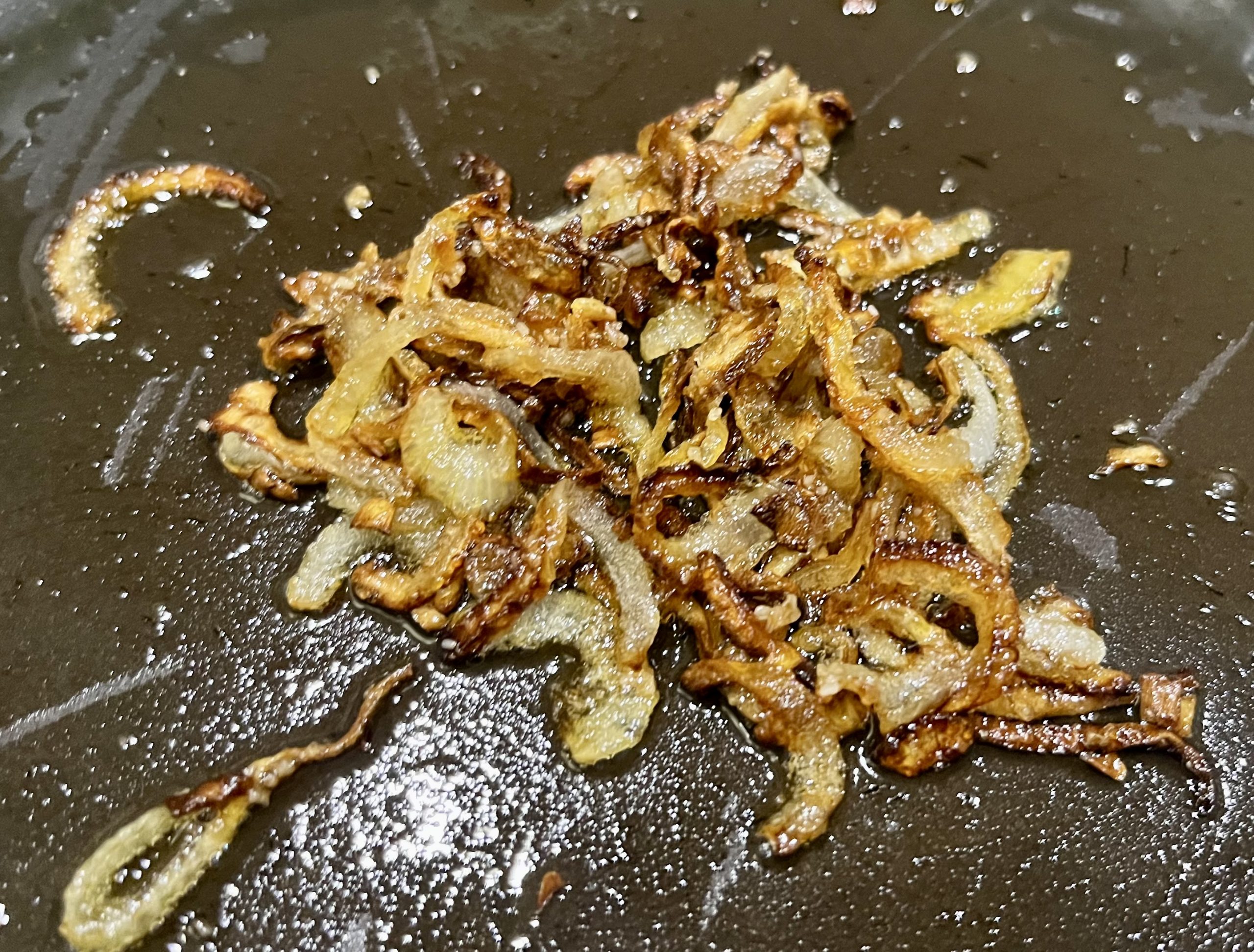 Röstzwiebeln, einfaches Rezept