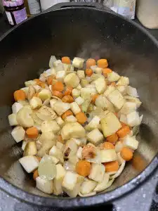 Wurzelgemüse anbraten