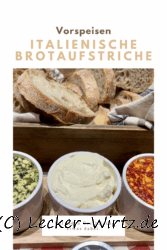 Italienische Brotaufstriche