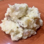 Kartoffelpüree mit gebratenem Bacon