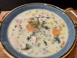 Lohikeitto – Finnische Lachssuppe