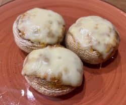 Gefüllte Raclette Champignons