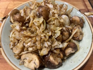 Bayrisch Kraut mit Champignons