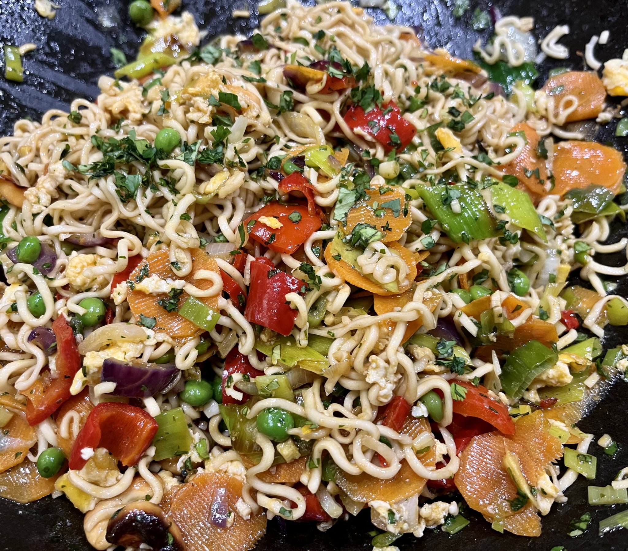 Bami Goreng geht auch ohne Fleisch Bami Goreng geht auch ohne Fleisch
