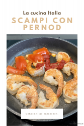 Scampi con Pernod