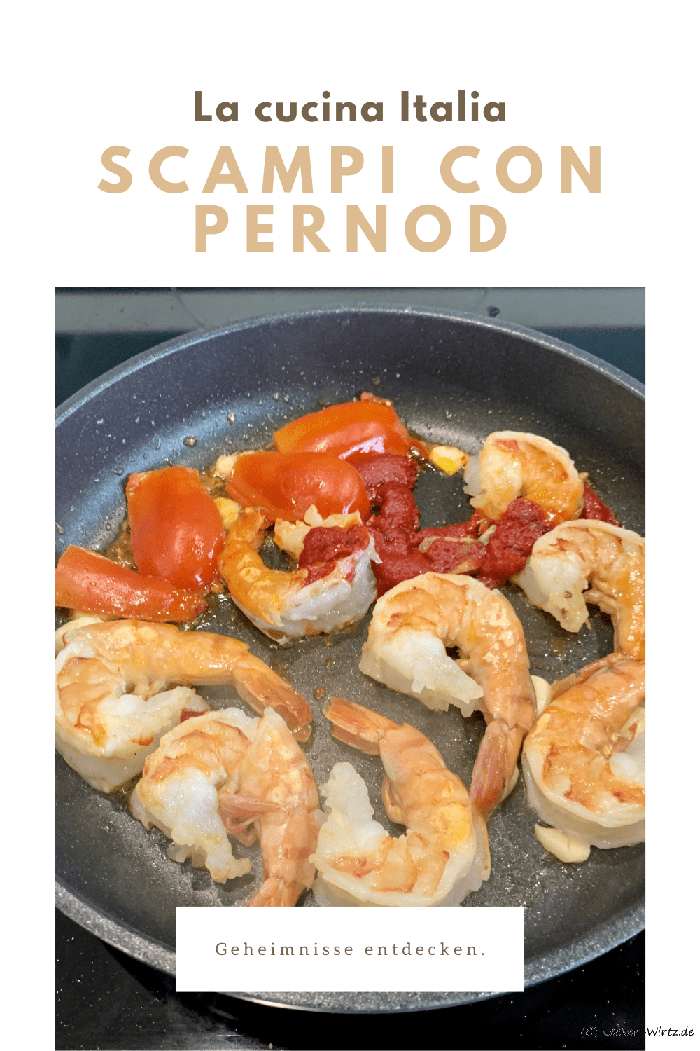 Scampi con Pernod