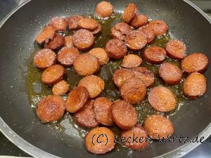 Sucuk anbraten