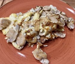 Rührei mit Champignons