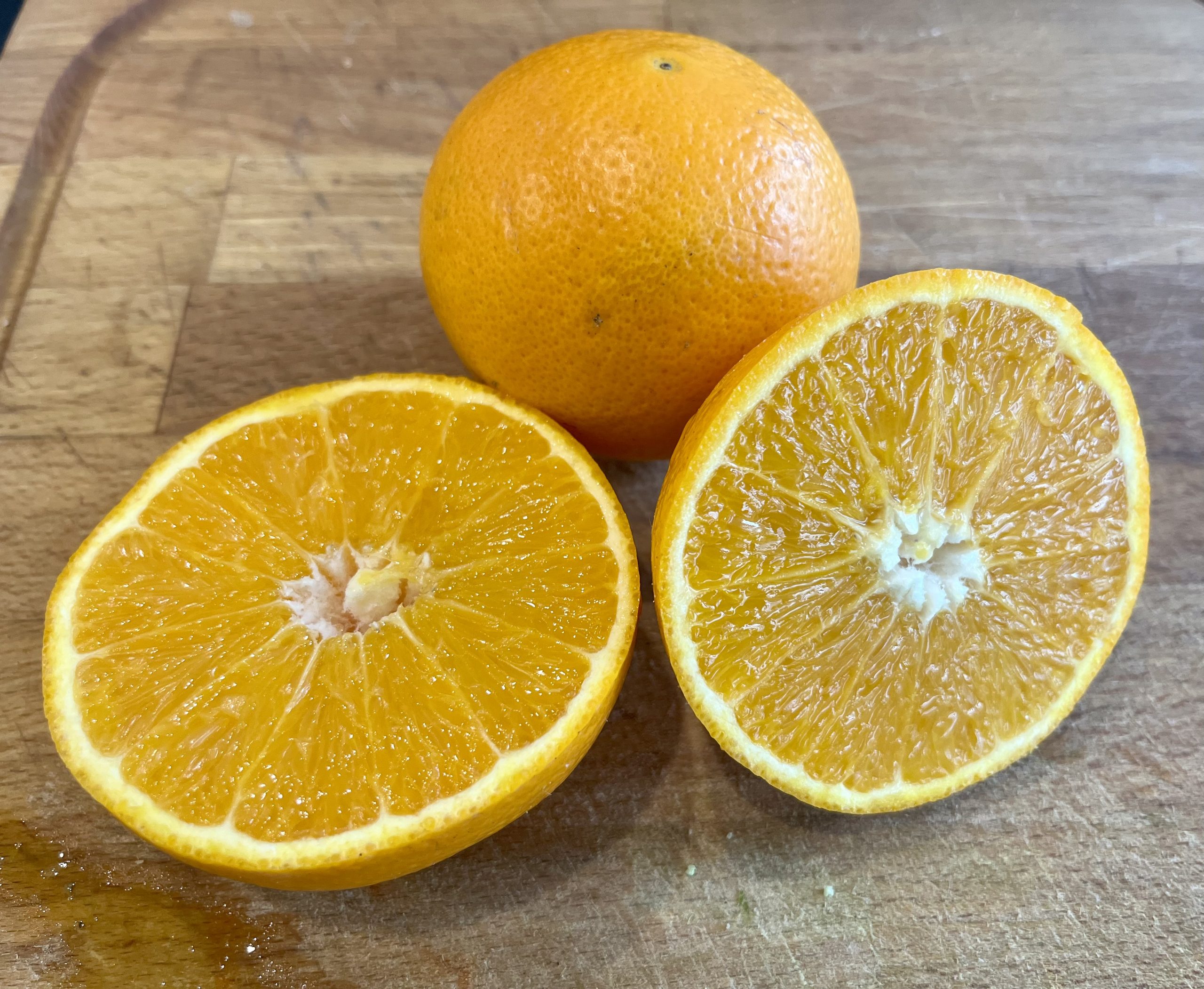 Orangen - Apfelsinen