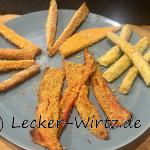 Knuspriges Ofengemüse in Kräuterpanade