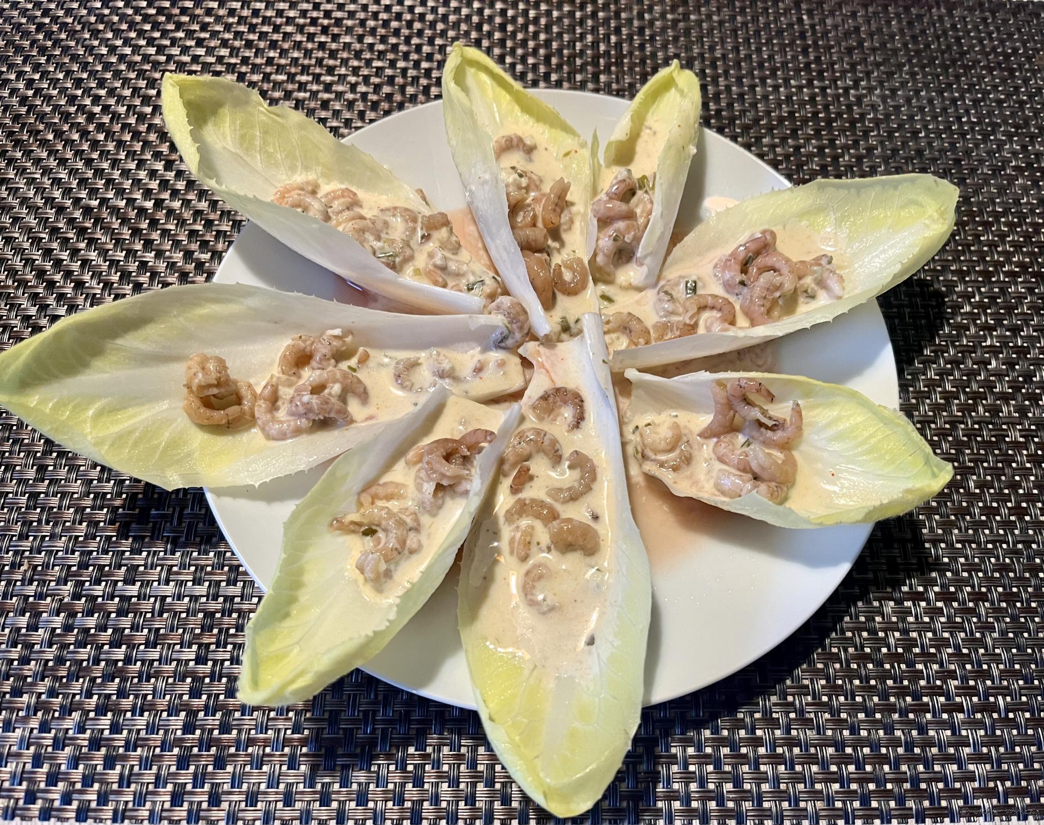 Chicorée mit Nordseegarnelen: Ein Klassiker