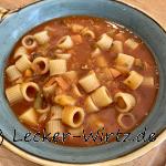 Ditali in Tomaten-Minestrone