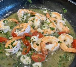 Crevettes au beurre