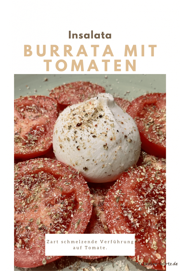 Burrata mit Tomaten Burrata mit Tomaten