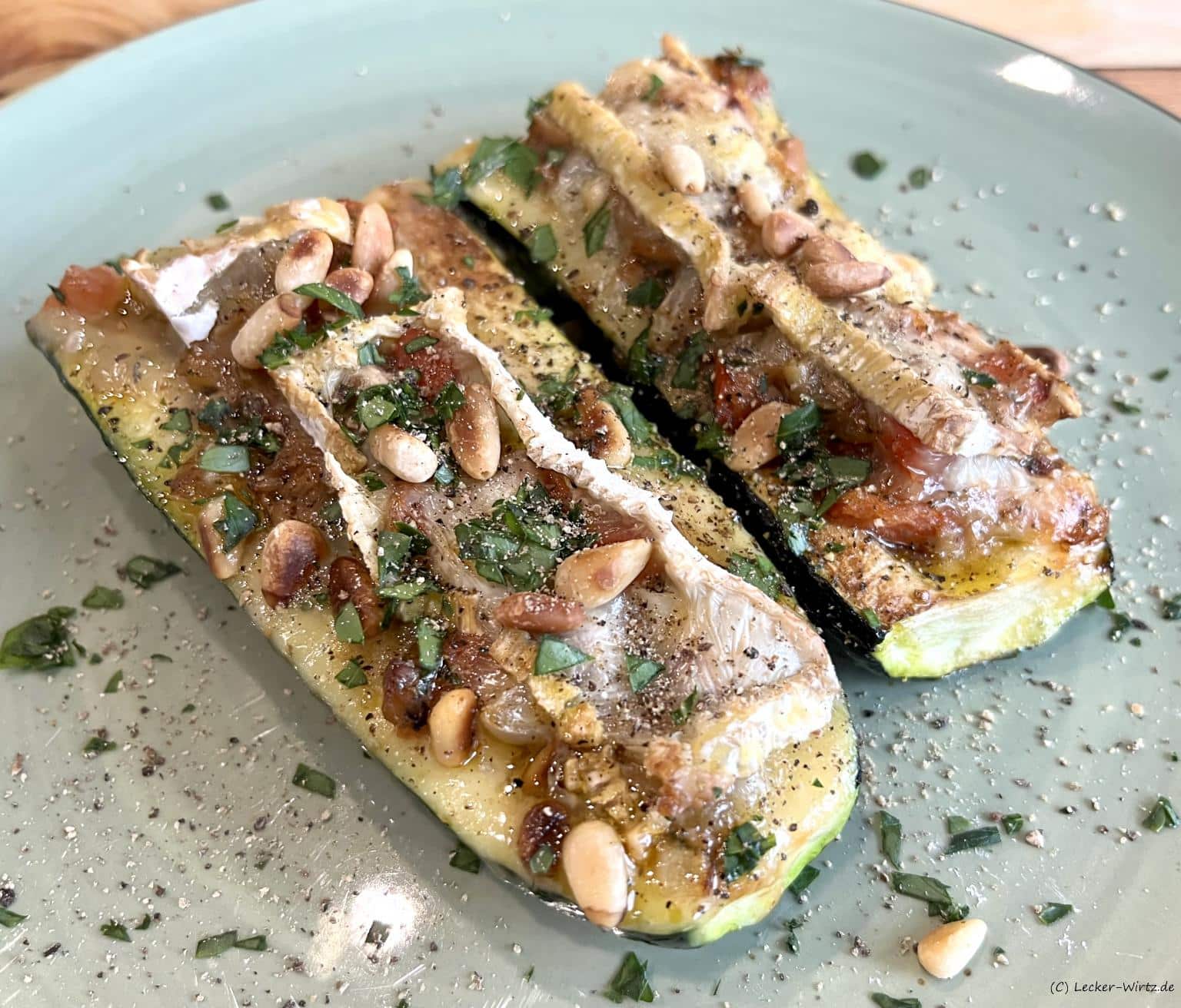 Zucchini Berbacken Italienisch