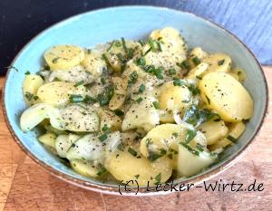 Arabischer Kartoffelsalat mit Gurken