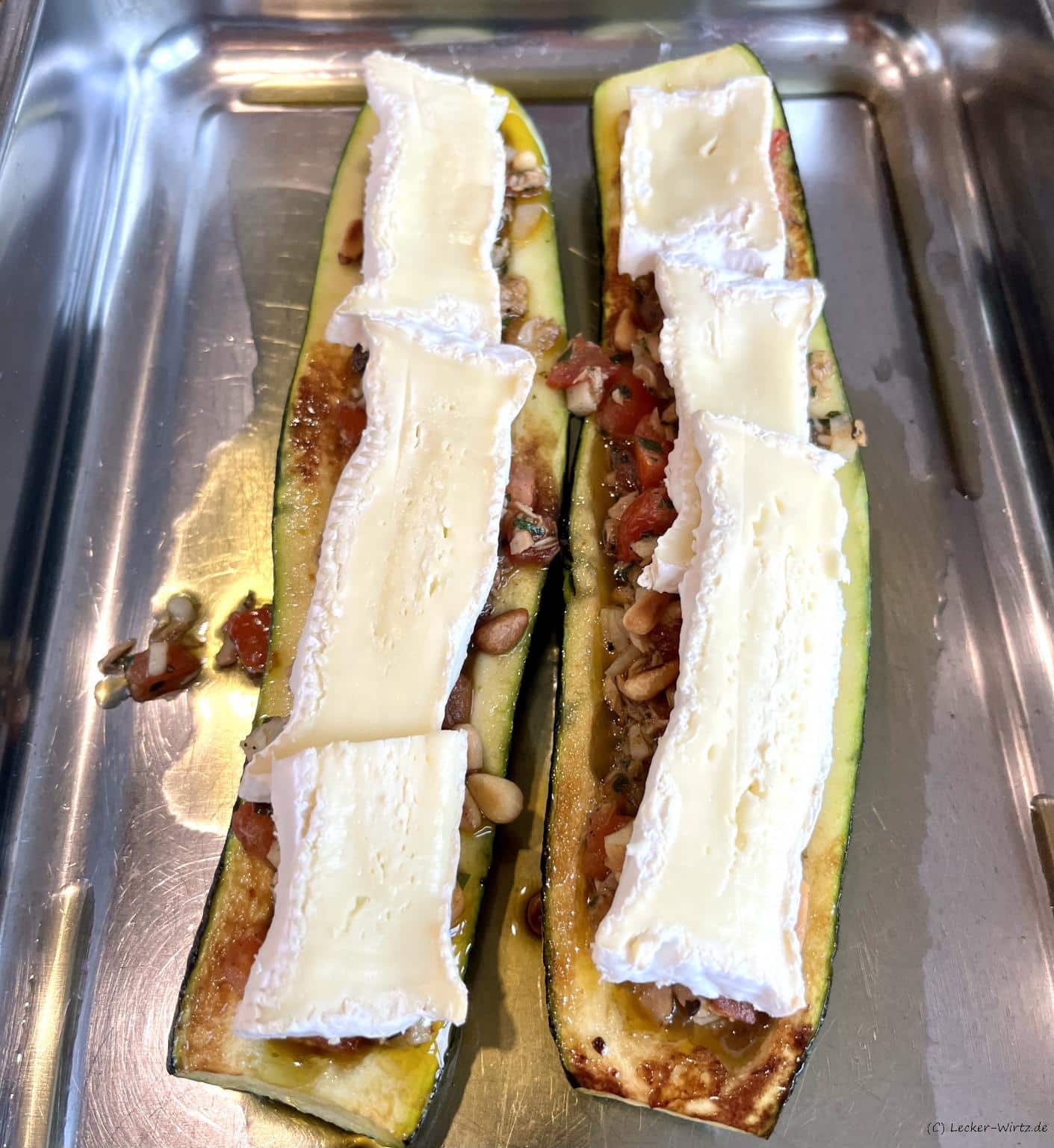 Zucchini Berbacken Italienisch