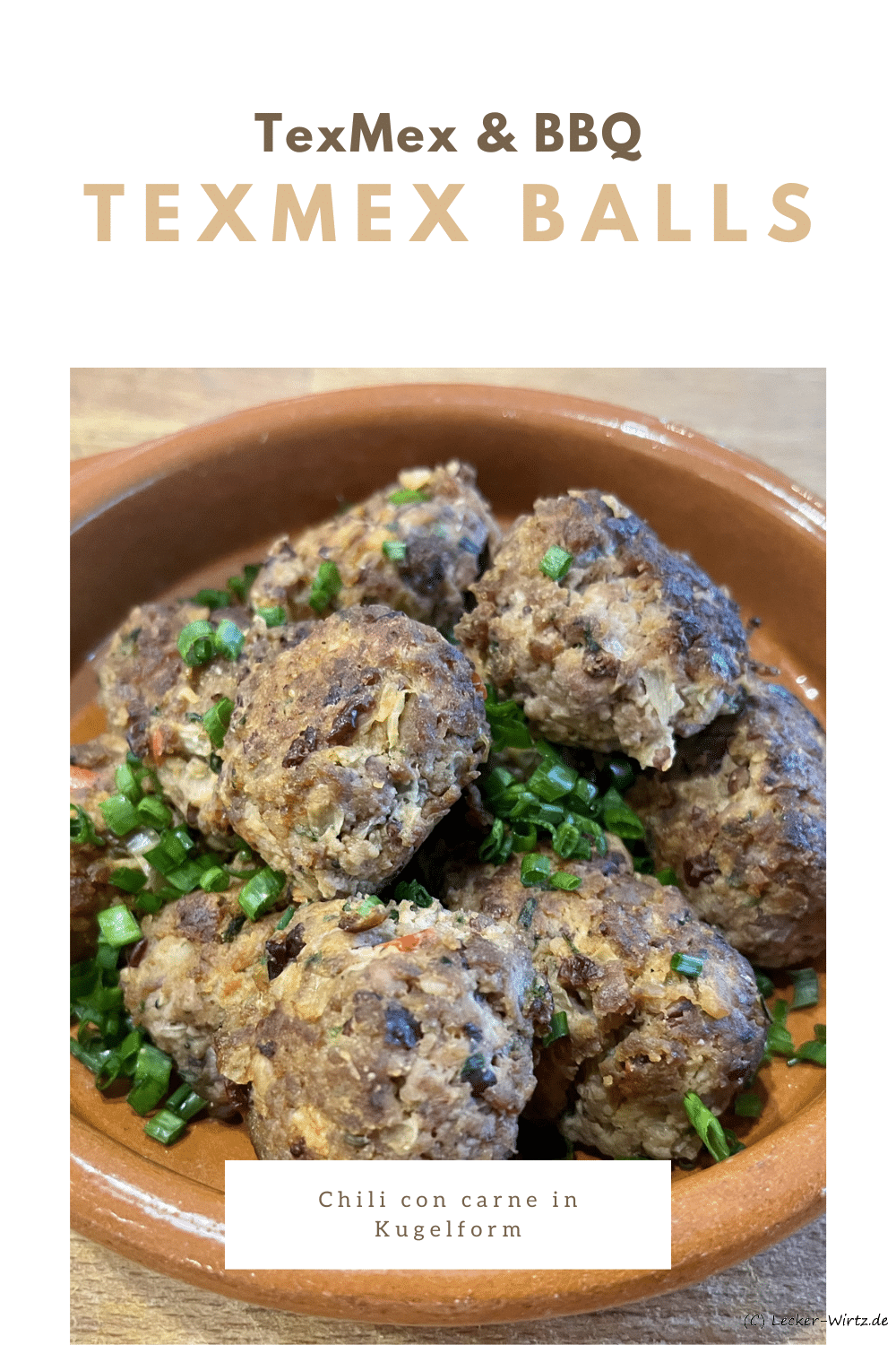 TexMex Balls – Chili con carne in Kugelform