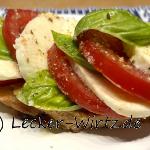 Baguette mit Mozzarella-Tomate-Basilikum