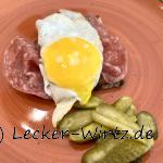 Strammer Otto - Spiegelei auf Salami