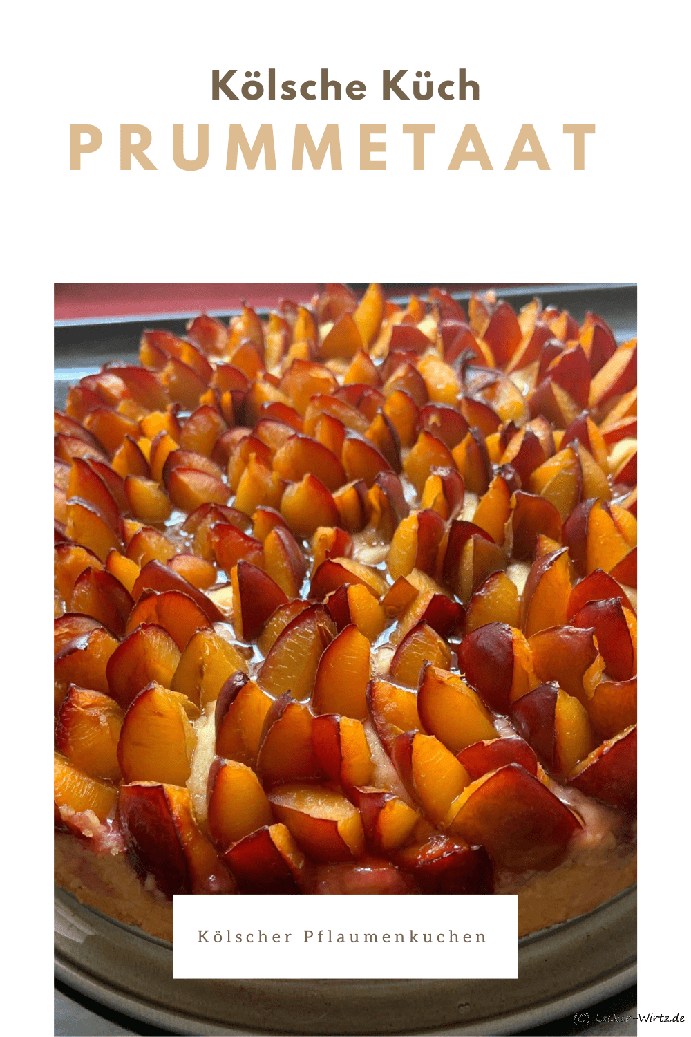 Prummetaat - kölscher Pflaumenkuchen 