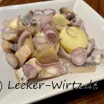 Salade de pommes de terre aux harengs - Kartoffelsalat aus der Normandie