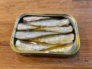 Sardines au gingembre - Jahrgangssardinen 2021 mit Ingwer