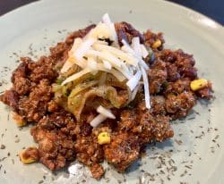Zucchini-Spaghetti mit Chili von Carne