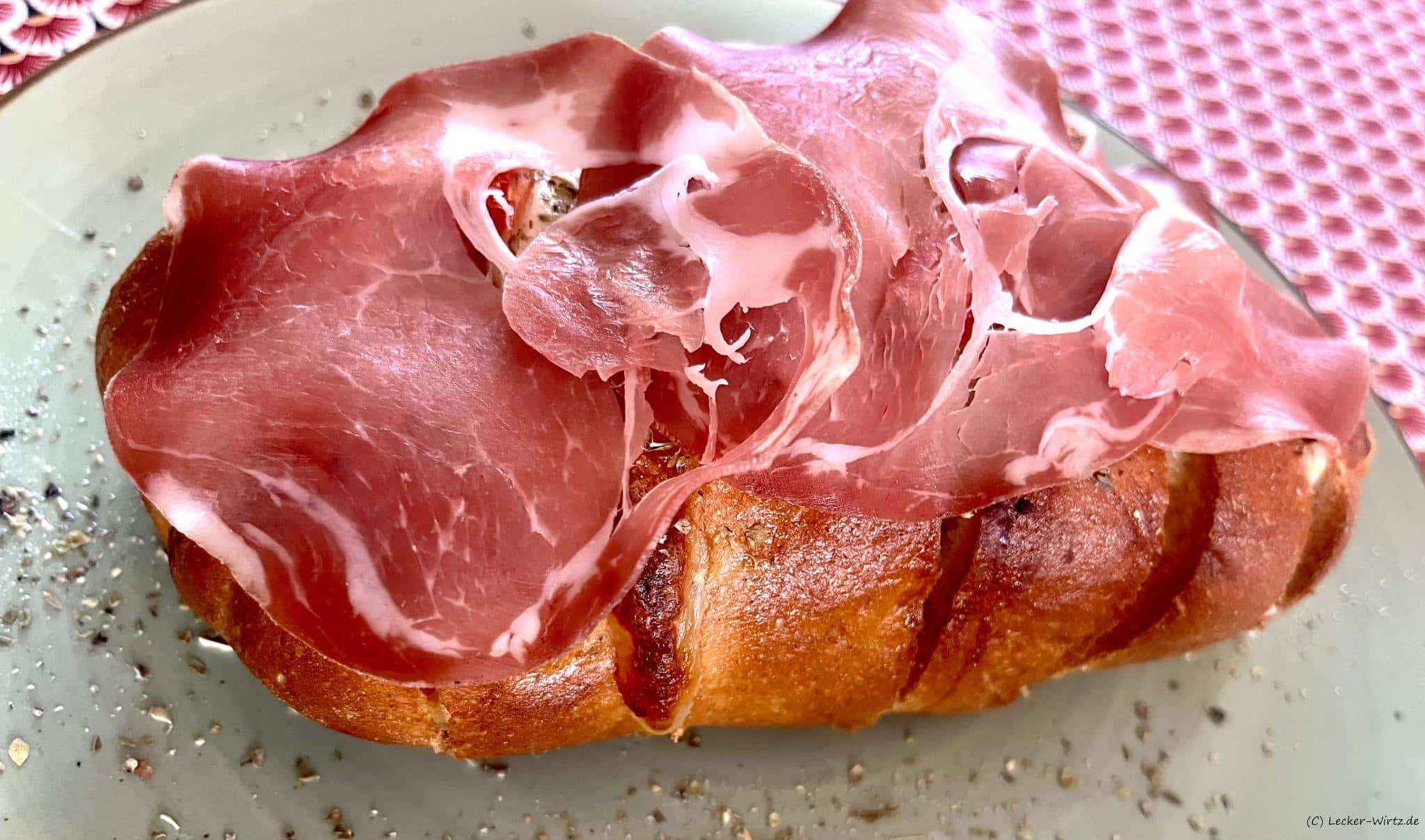 Ciabatta Tomate-Mozzarella-Schinken Ciabatta Tomate-Mozzarella-Schinken