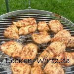 Marinierte Hühnchenbrust vom Schwenkgrill